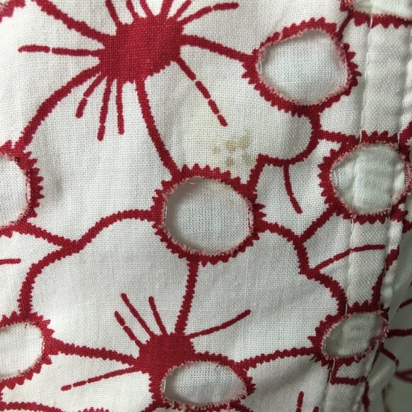 Jean Paul Gaultier for Target Juniors Floral Strapless Mini Dress Size 9 Red - Picture 8 of 16